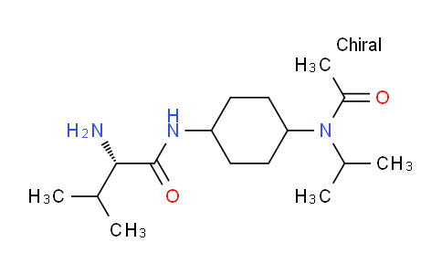 CAS No. 1354009-42-9, (S)-2-Amino-N-(4-(N-isopropylacetamido)cyclohexyl)-3-methylbutanamide