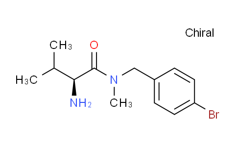 CAS No. 1307505-25-4, (S)-2-Amino-N-(4-bromobenzyl)-N,3-dimethylbutanamide