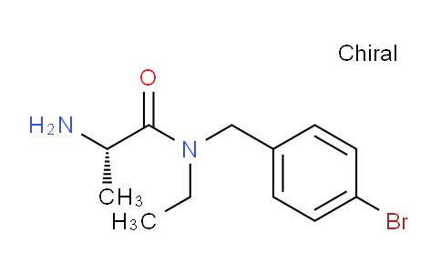 CAS No. 1353995-88-6, (S)-2-Amino-N-(4-bromobenzyl)-N-ethylpropanamide