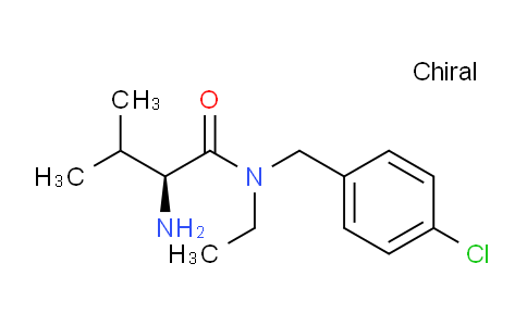 CAS No. 1354015-00-1, (S)-2-Amino-N-(4-chlorobenzyl)-N-ethyl-3-methylbutanamide