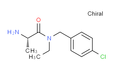 CAS No. 1354011-29-2, (S)-2-Amino-N-(4-chlorobenzyl)-N-ethylpropanamide