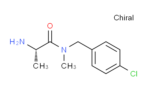 CAS No. 1307583-95-4, (S)-2-Amino-N-(4-chlorobenzyl)-N-methylpropanamide