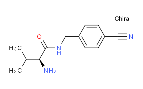 CAS No. 1308468-59-8, (S)-2-Amino-N-(4-cyanobenzyl)-3-methylbutanamide