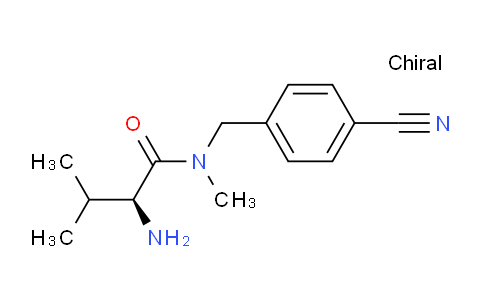 CAS No. 1308637-71-9, (S)-2-Amino-N-(4-cyanobenzyl)-N,3-dimethylbutanamide
