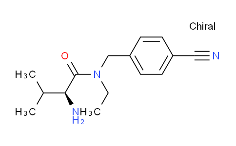 CAS No. 1353993-67-5, (S)-2-Amino-N-(4-cyanobenzyl)-N-ethyl-3-methylbutanamide