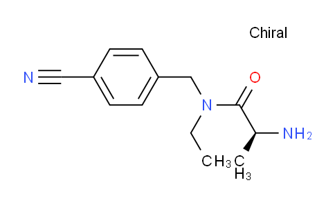 CAS No. 1353995-83-1, (S)-2-Amino-N-(4-cyanobenzyl)-N-ethylpropanamide