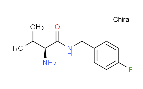 CAS No. 1217804-28-8, (S)-2-Amino-N-(4-fluorobenzyl)-3-methylbutanamide