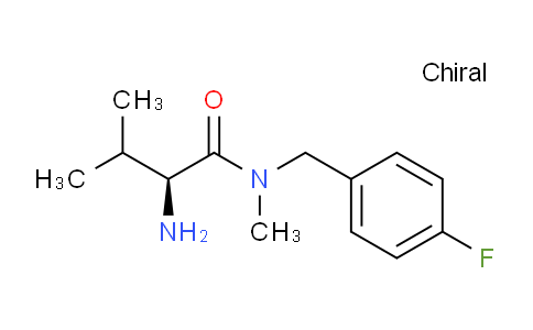 CAS No. 1308949-67-8, (S)-2-Amino-N-(4-fluorobenzyl)-N,3-dimethylbutanamide
