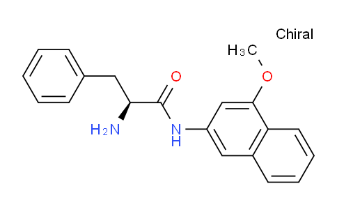CAS No. 60285-95-2, (S)-2-Amino-N-(4-methoxynaphthalen-2-yl)-3-phenylpropanamide