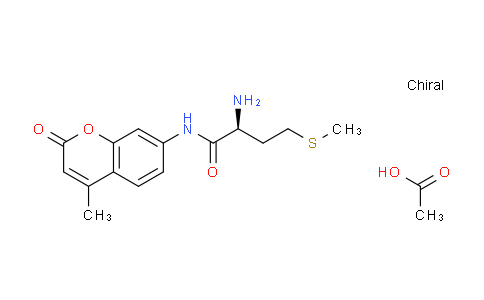 CAS No. 201854-07-1, (S)-2-Amino-N-(4-methyl-2-oxo-2H-chromen-7-yl)-4-(methylthio)butanamide acetate