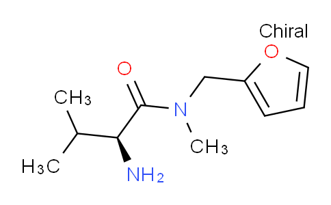 CAS No. 1307212-60-7, (S)-2-Amino-N-(furan-2-ylmethyl)-N,3-dimethylbutanamide