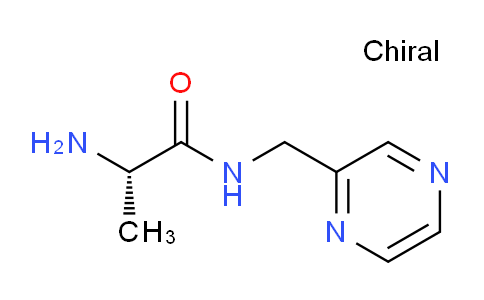 CAS No. 1354009-17-8, (S)-2-Amino-N-(pyrazin-2-ylmethyl)propanamide