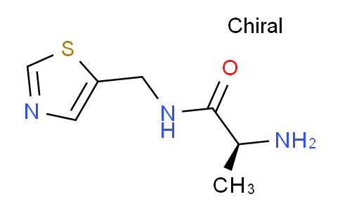 CAS No. 1354014-93-9, (S)-2-Amino-N-(thiazol-5-ylmethyl)propanamide