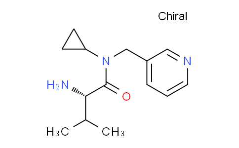 CAS No. 1306054-58-9, (S)-2-Amino-N-cyclopropyl-3-methyl-N-(pyridin-3-ylmethyl)butanamide