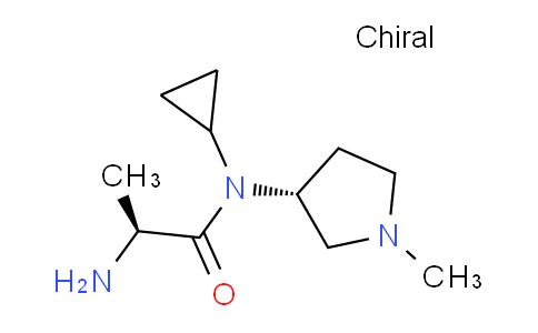 CAS No. 1401665-31-3, (S)-2-Amino-N-cyclopropyl-N-((R)-1-methylpyrrolidin-3-yl)propanamide