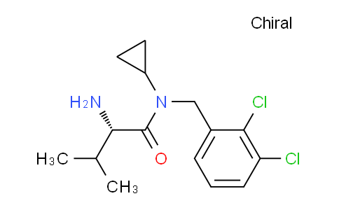CAS No. 1354020-52-2, (S)-2-Amino-N-cyclopropyl-N-(2,3-dichlorobenzyl)-3-methylbutanamide