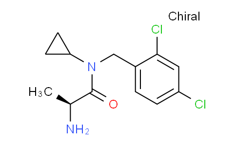 CAS No. 1354007-68-3, (S)-2-Amino-N-cyclopropyl-N-(2,4-dichlorobenzyl)propanamide