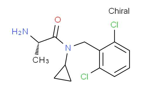 CAS No. 1354000-26-2, (S)-2-Amino-N-cyclopropyl-N-(2,6-dichlorobenzyl)propanamide