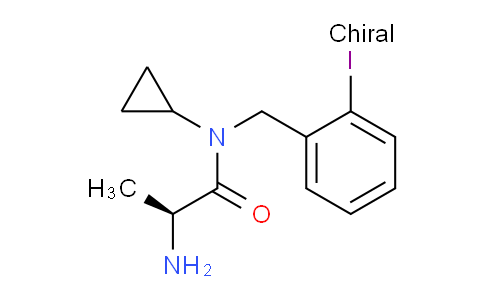 CAS No. 1353995-18-2, (S)-2-Amino-N-cyclopropyl-N-(2-iodobenzyl)propanamide