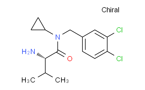 CAS No. 1308506-38-8, (S)-2-Amino-N-cyclopropyl-N-(3,4-dichlorobenzyl)-3-methylbutanamide