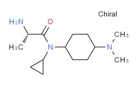 CAS No. 1354002-94-0, (S)-2-Amino-N-cyclopropyl-N-(4-(dimethylamino)cyclohexyl)propanamide