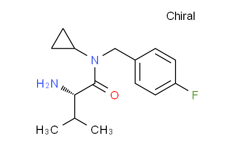CAS No. 1308503-27-6, (S)-2-Amino-N-cyclopropyl-N-(4-fluorobenzyl)-3-methylbutanamide