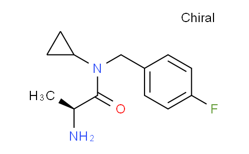 CAS No. 1292746-34-9, (S)-2-Amino-N-cyclopropyl-N-(4-fluorobenzyl)propanamide