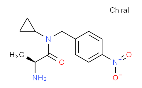 CAS No. 1354008-11-9, (S)-2-Amino-N-cyclopropyl-N-(4-nitrobenzyl)propanamide
