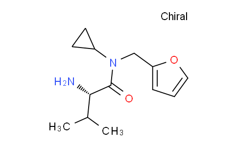 CAS No. 1292052-79-9, (S)-2-Amino-N-cyclopropyl-N-(furan-2-ylmethyl)-3-methylbutanamide