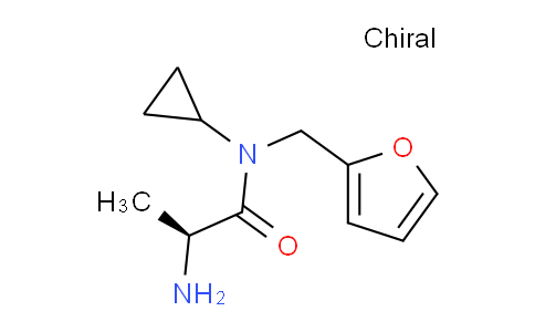 CAS No. 1307134-53-7, (S)-2-Amino-N-cyclopropyl-N-(furan-2-ylmethyl)propanamide