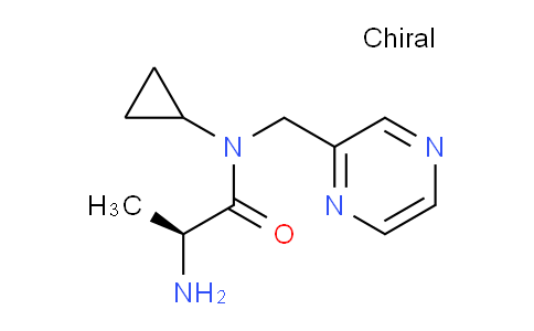 CAS No. 1354015-08-9, (S)-2-Amino-N-cyclopropyl-N-(pyrazin-2-ylmethyl)propanamide