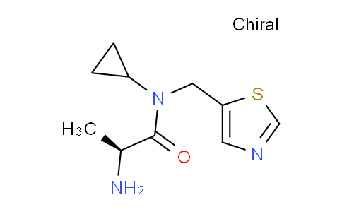 CAS No. 1353996-22-1, (S)-2-Amino-N-cyclopropyl-N-(thiazol-5-ylmethyl)propanamide