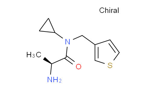 CAS No. 1293002-16-0, (S)-2-Amino-N-cyclopropyl-N-(thiophen-3-ylmethyl)propanamide