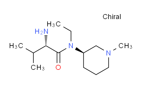 CAS No. 1401664-72-9, (S)-2-Amino-N-ethyl-3-methyl-N-((R)-1-methylpiperidin-3-yl)butanamide