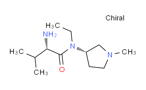 CAS No. 1401668-22-1, (S)-2-Amino-N-ethyl-3-methyl-N-((S)-1-methylpyrrolidin-3-yl)butanamide