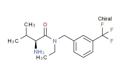 CAS No. 1353996-94-7, (S)-2-Amino-N-ethyl-3-methyl-N-(3-(trifluoromethyl)benzyl)butanamide