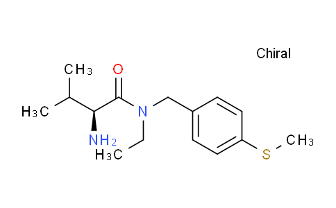 CAS No. 1354007-47-8, (S)-2-Amino-N-ethyl-3-methyl-N-(4-(methylthio)benzyl)butanamide