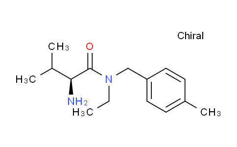CAS No. 1353993-39-1, (S)-2-Amino-N-ethyl-3-methyl-N-(4-methylbenzyl)butanamide