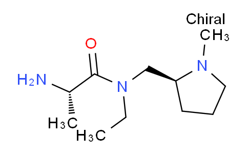 CAS No. 1401665-30-2, (S)-2-Amino-N-ethyl-N-(((S)-1-methylpyrrolidin-2-yl)methyl)propanamide
