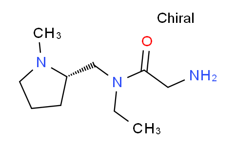 CAS No. 1354003-54-5, (S)-2-Amino-N-ethyl-N-((1-methylpyrrolidin-2-yl)methyl)acetamide
