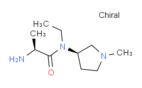CAS No. 1401665-29-9, (S)-2-Amino-N-ethyl-N-((R)-1-methylpyrrolidin-3-yl)propanamide
