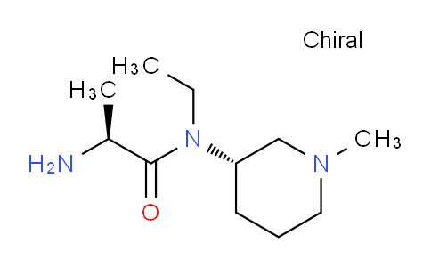 CAS No. 1401667-34-2, (S)-2-Amino-N-ethyl-N-((S)-1-methylpiperidin-3-yl)propanamide