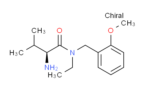 CAS No. 1354000-68-2, (S)-2-Amino-N-ethyl-N-(2-methoxybenzyl)-3-methylbutanamide