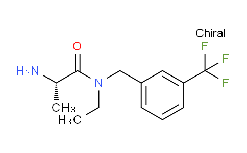 CAS No. 1354008-62-0, (S)-2-Amino-N-ethyl-N-(3-(trifluoromethyl)benzyl)propanamide
