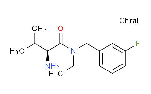 CAS No. 1308502-94-4, (S)-2-Amino-N-ethyl-N-(3-fluorobenzyl)-3-methylbutanamide