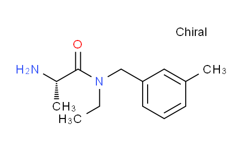 CAS No. 1308918-82-2, (S)-2-Amino-N-ethyl-N-(3-methylbenzyl)propanamide