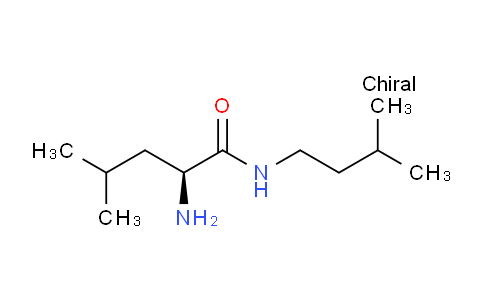 CAS No. 84851-37-6, (S)-2-Amino-N-isopentyl-4-methylpentanamide