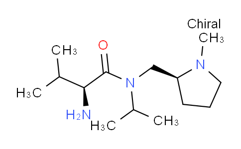 CAS No. 1401666-70-3, (S)-2-Amino-N-isopropyl-3-methyl-N-(((S)-1-methylpyrrolidin-2-yl)methyl)butanamide