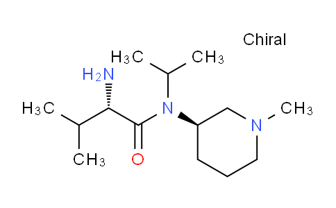 CAS No. 1401668-40-3, (S)-2-Amino-N-isopropyl-3-methyl-N-((R)-1-methylpiperidin-3-yl)butanamide