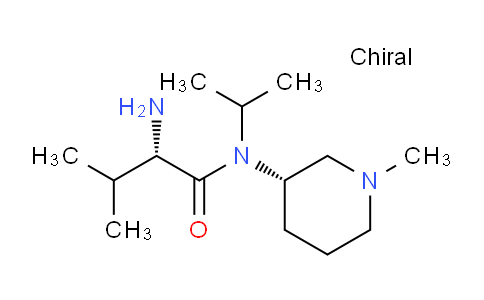 CAS No. 1401666-79-2, (S)-2-Amino-N-isopropyl-3-methyl-N-((S)-1-methylpiperidin-3-yl)butanamide